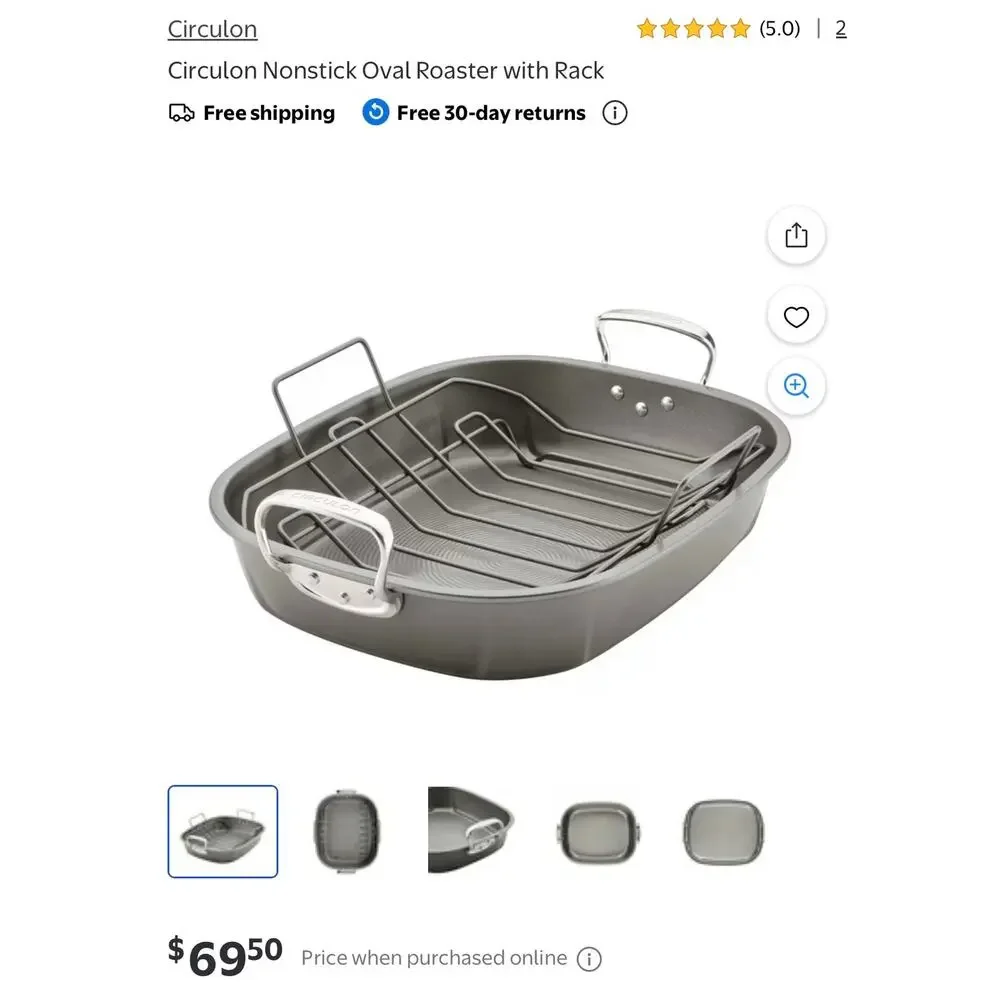 Circulon nonstick oval